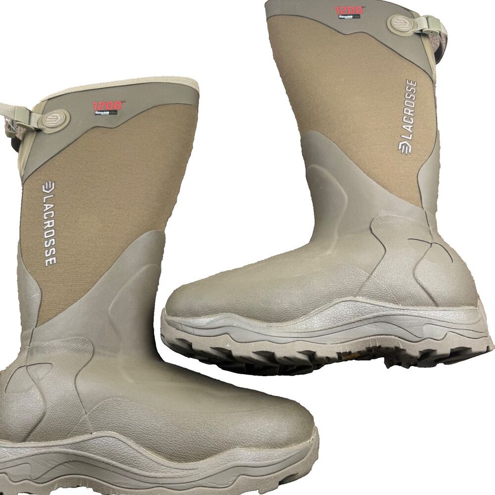 LaCrosse Alpha Agility 1200G 17" Hunt Boots Men's 8 Brown -60F NEW 302447